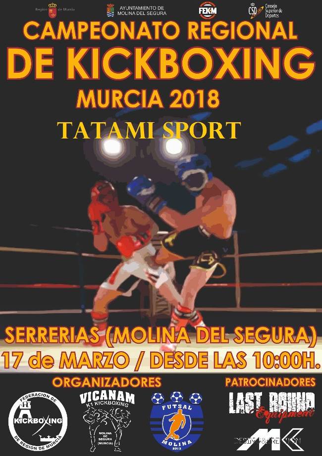 Deporte-Molina-Campeonato Regional Kickboxing 2018 Tatami Sport-CARTEL.jpg